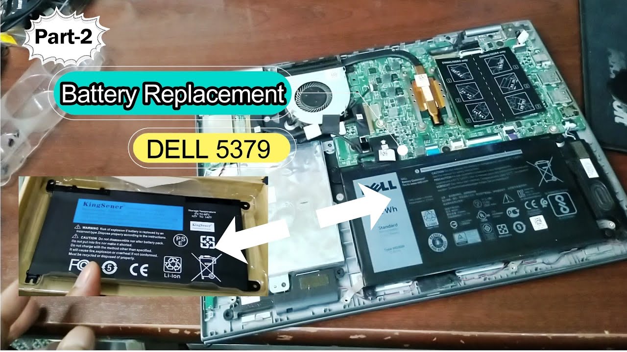 Dell Inspiron 5379 Battery Replacement