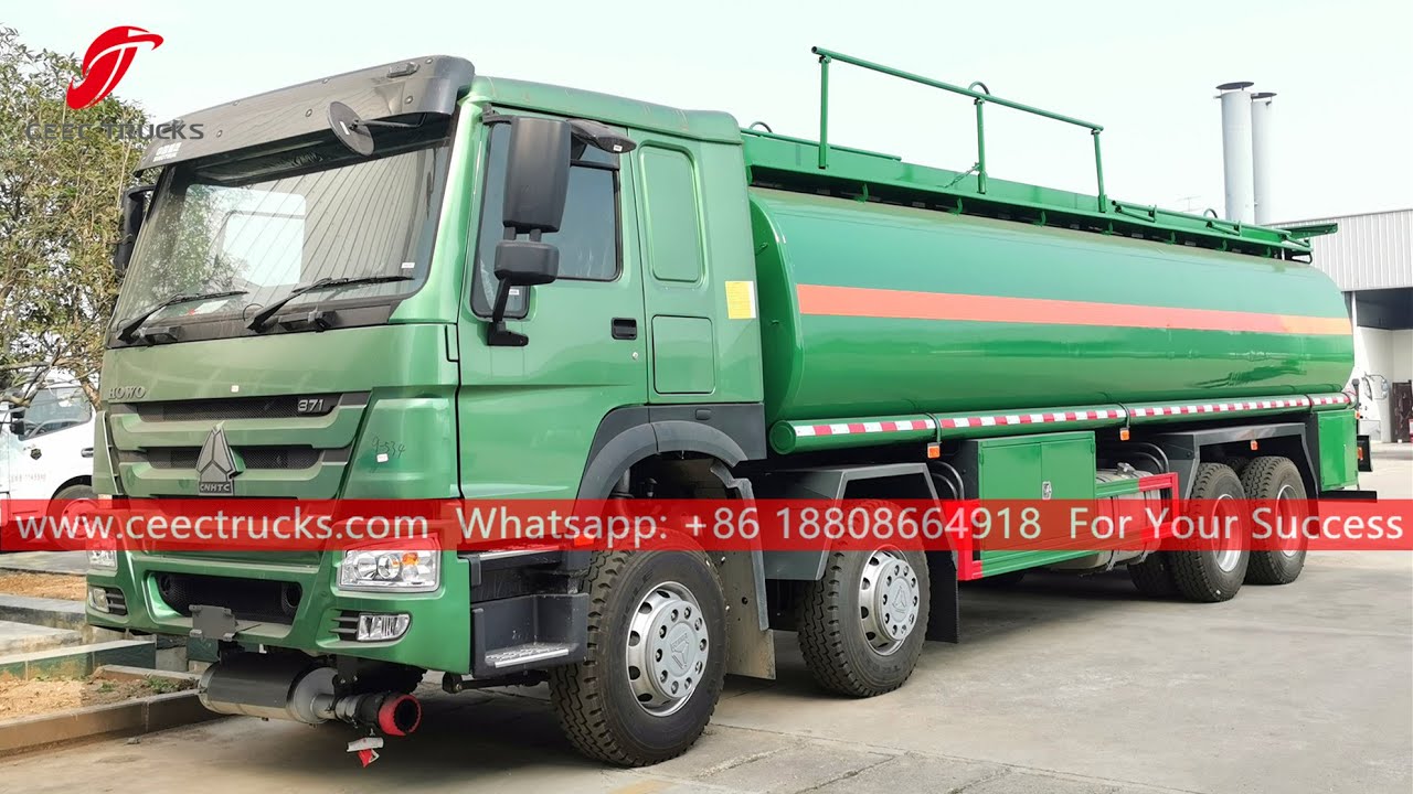 Best quality HOWO 8×4 30CBM Oil tanker truck - www.ceectrucks.com