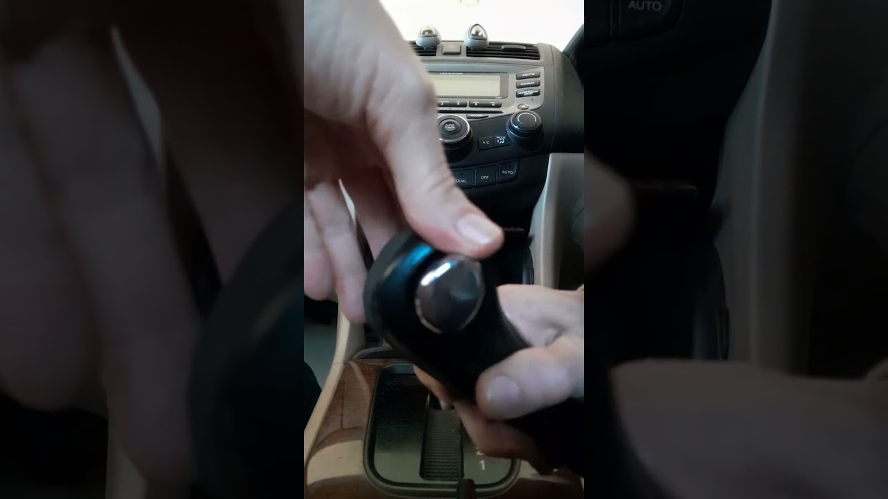 How to fix a gear stick button/knob on a Honda accord 2005-2006