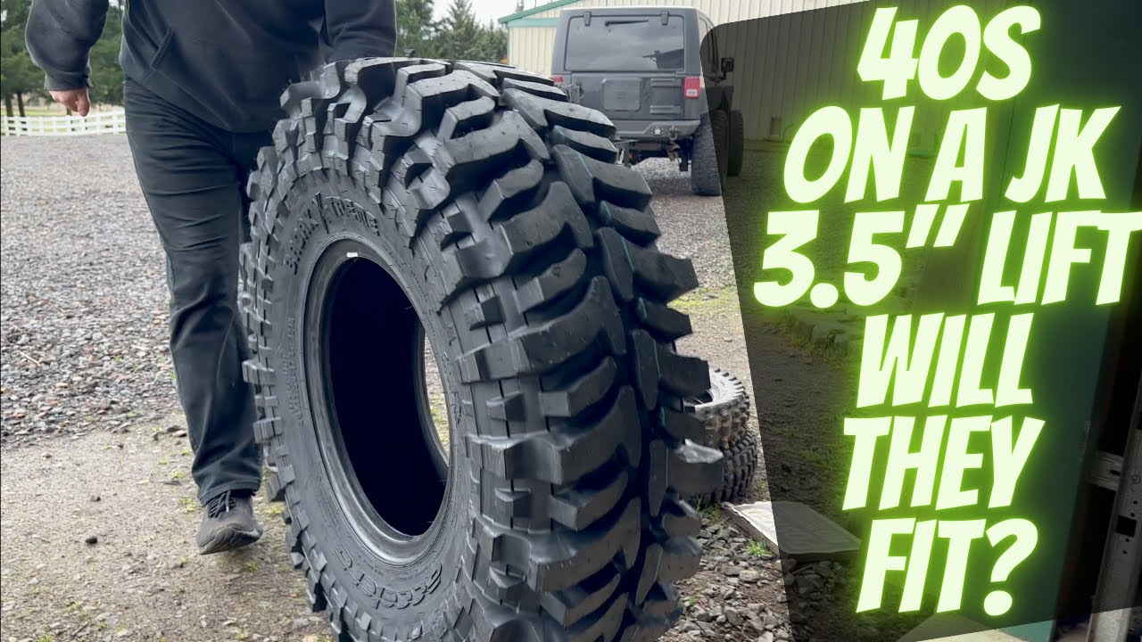 Find out what it takes to fit 40s on a JK with only 3.5