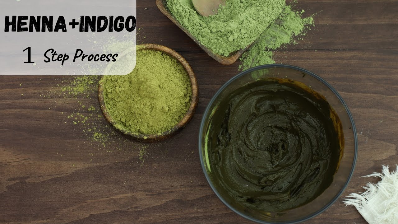 Henna Indigo Hair Dye 1 Step | Natural Remedy for Grey Hair