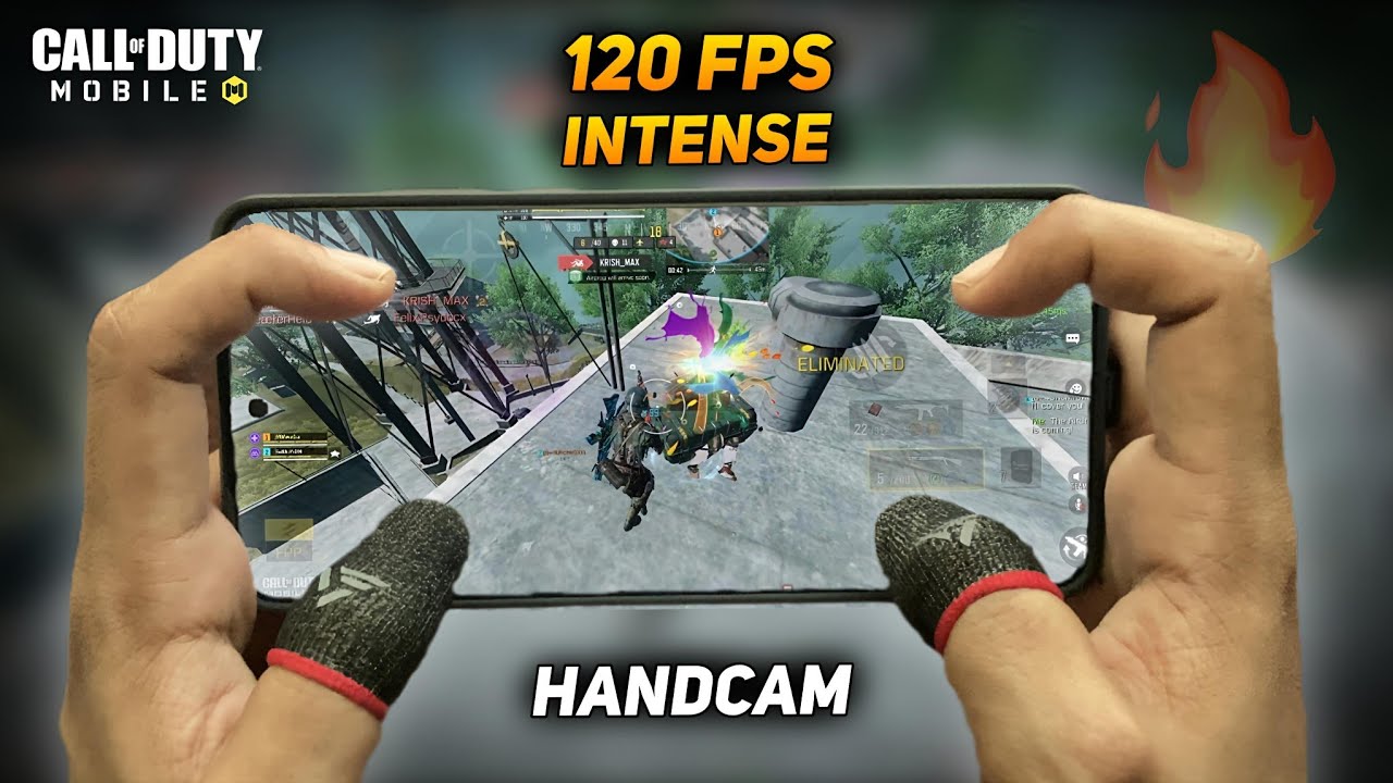 120 FPS 🔥 INTENSE ALCATRAZ TOURNAMENT HANDCAM GAMEPLAY ON COD MOBILE