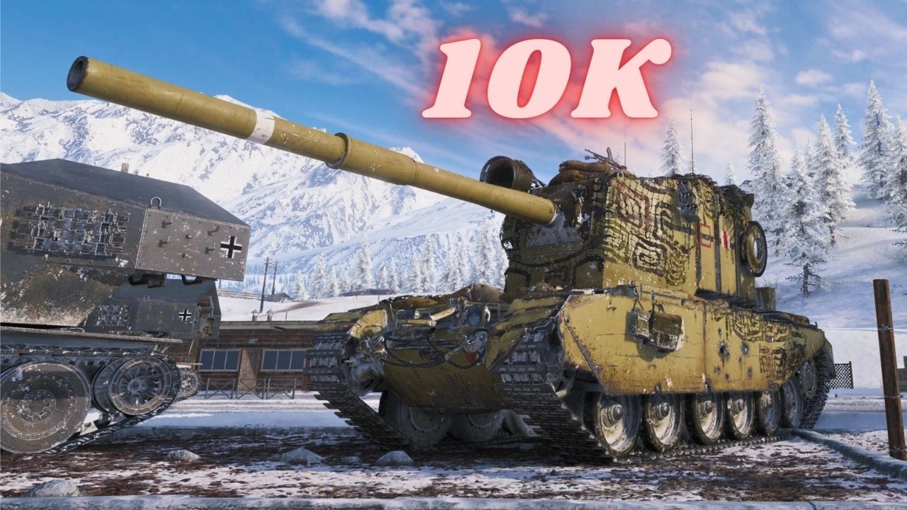 FV4005 Stage II 10K Damage & FV4005 - 9K & FV215b 183 - 14K World of Tanks #wot