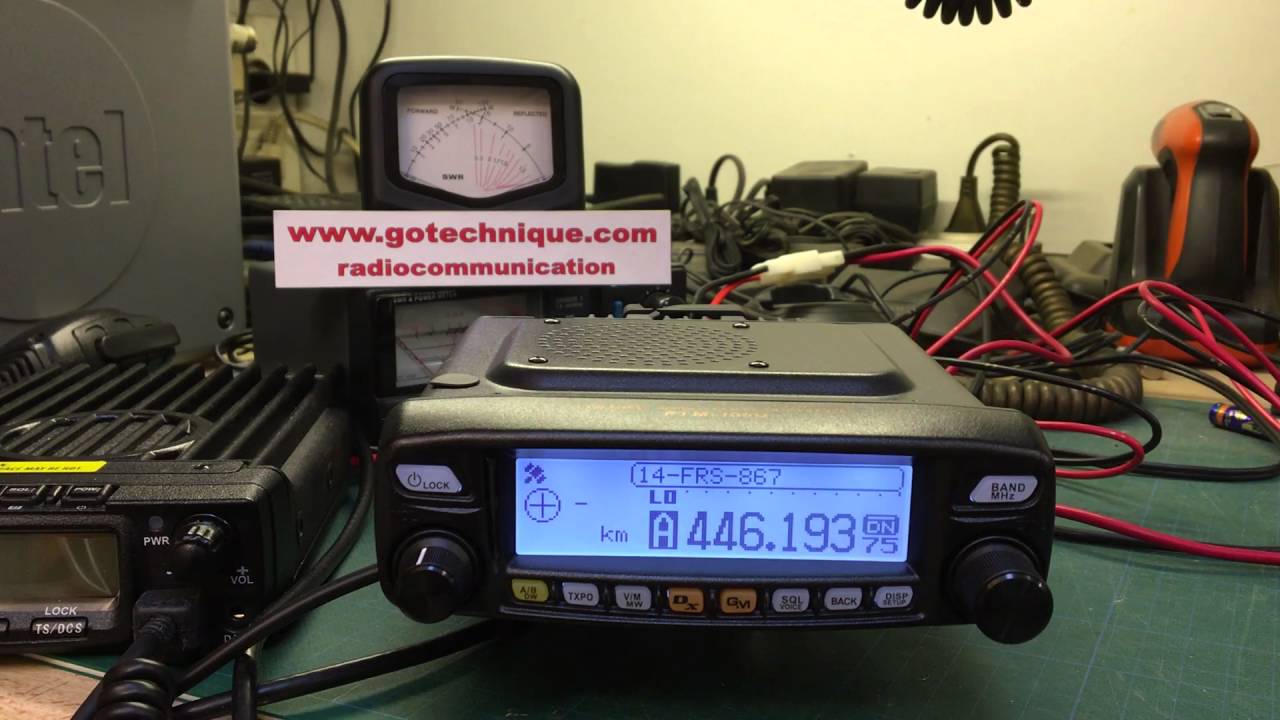 Yaesu FTM100DE C4FM Numerique et analogique TEST sur antenne GoTechnique