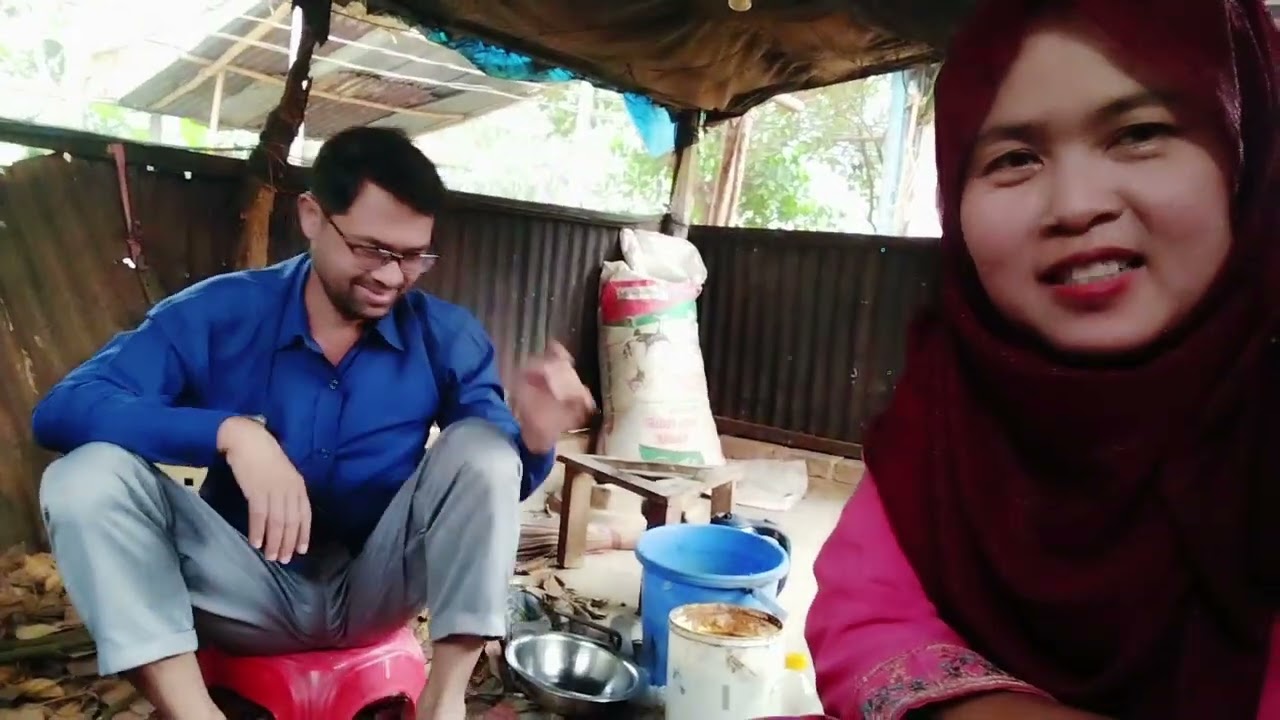 Buat Bakwan didapur tradisional. Di Bangladesh namanya Bora. Tolong bantu Subscribe Terima kasih 😊