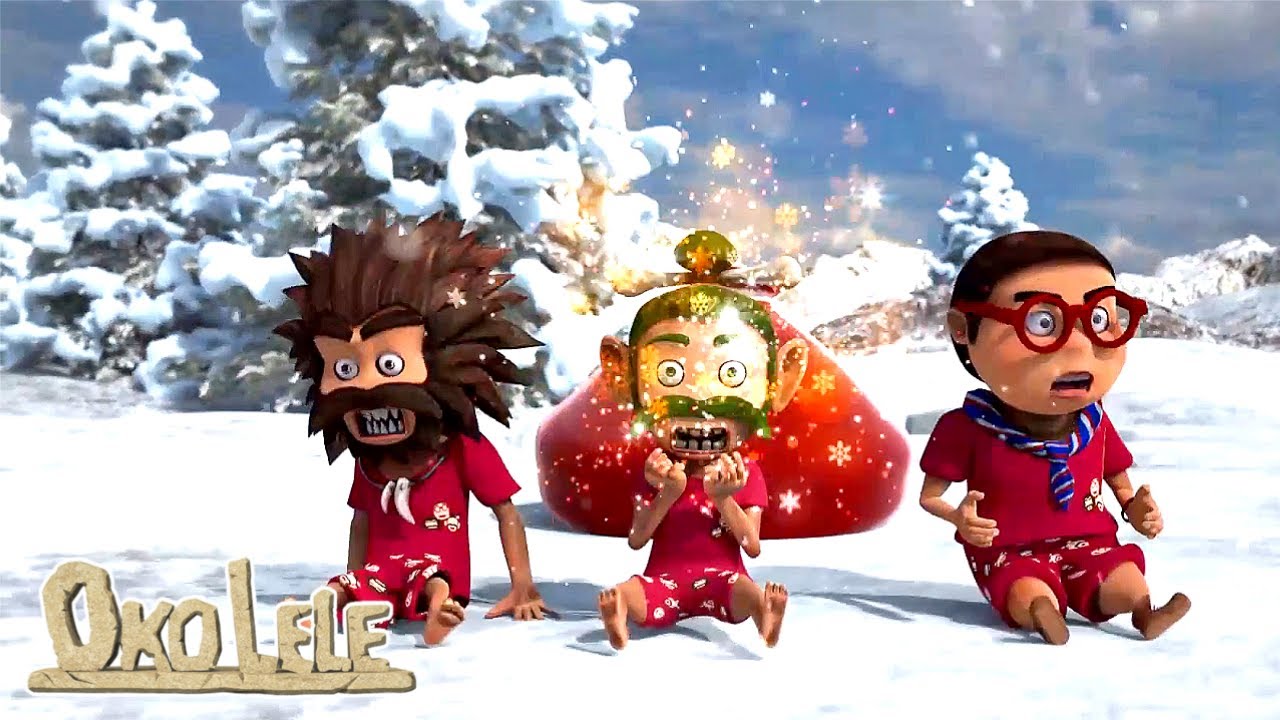 Oko ve Lele 🦖 Dev Noel Baba. Özel bölüm 🦕 CGI Animasyon kısa filmler ⚡ Türkçe komik çizgi filmler