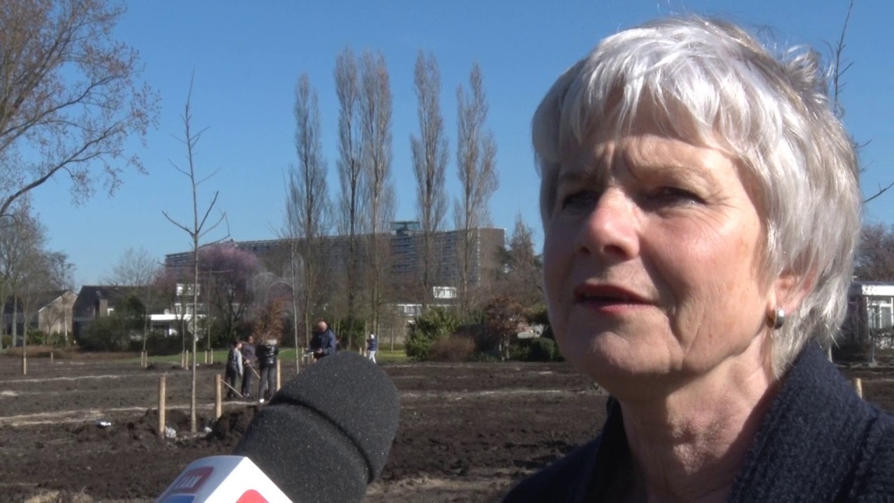 22 maart 2017: Leerlingen OBS De Gouw planten bomen in Darwinpark