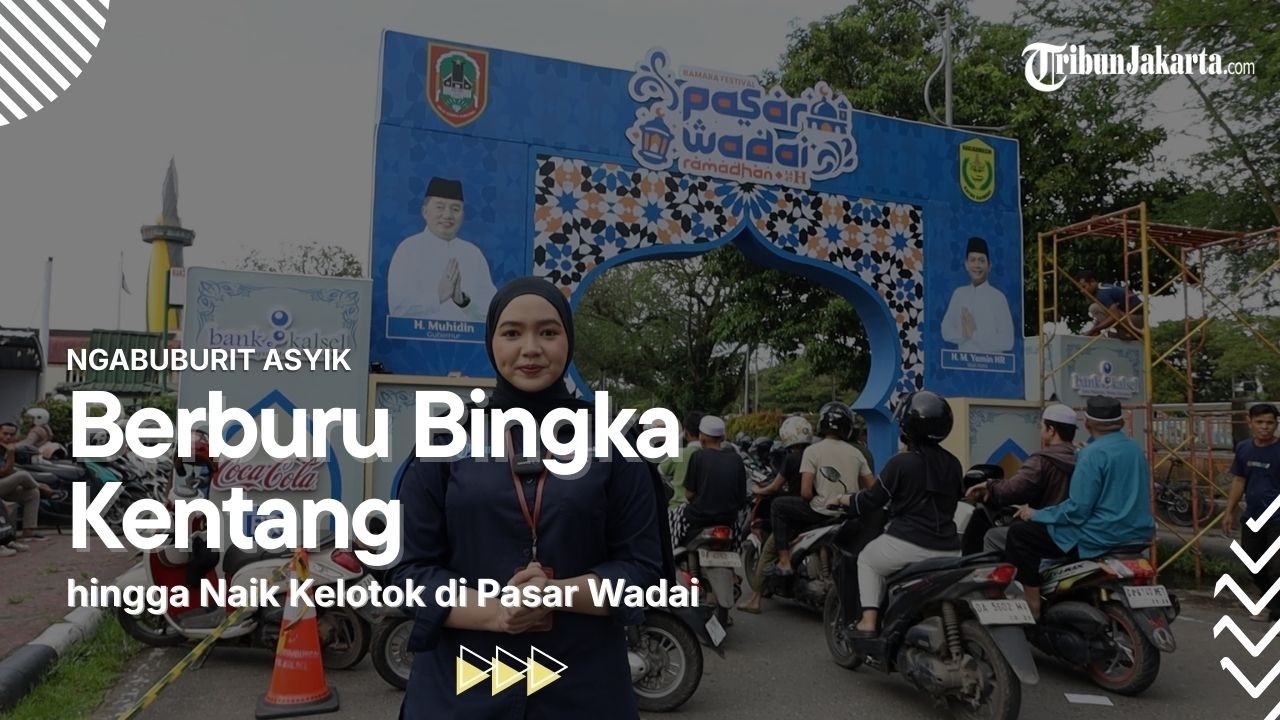 Berburu Bingka Kentang hingga Naik Kelotok di Pasar Wadai