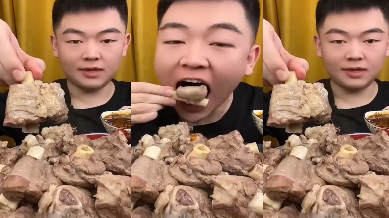 ASMR MUKBANG | BOILED LAMB SHANK #asmr #mukbang