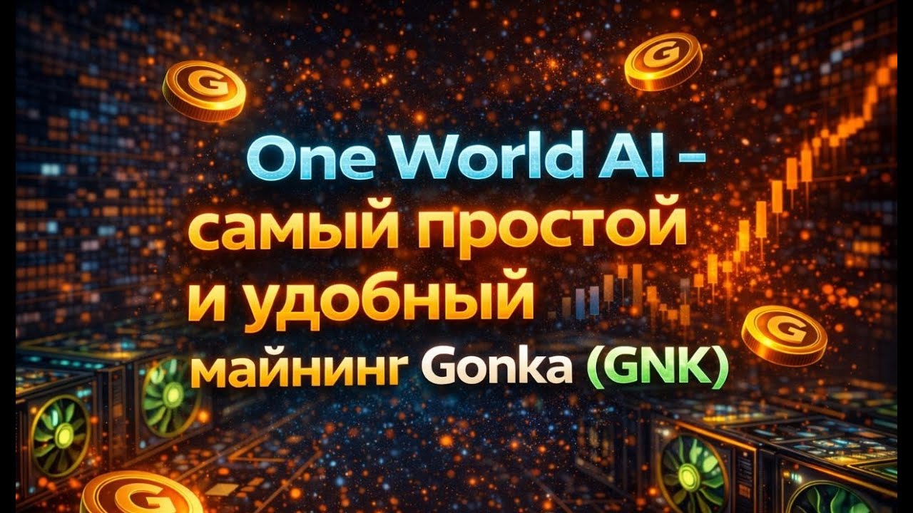 One World AI - самый простой и удобный майнинг Gonka (GNK) #GonkaAI #GNK #OneWorldAI