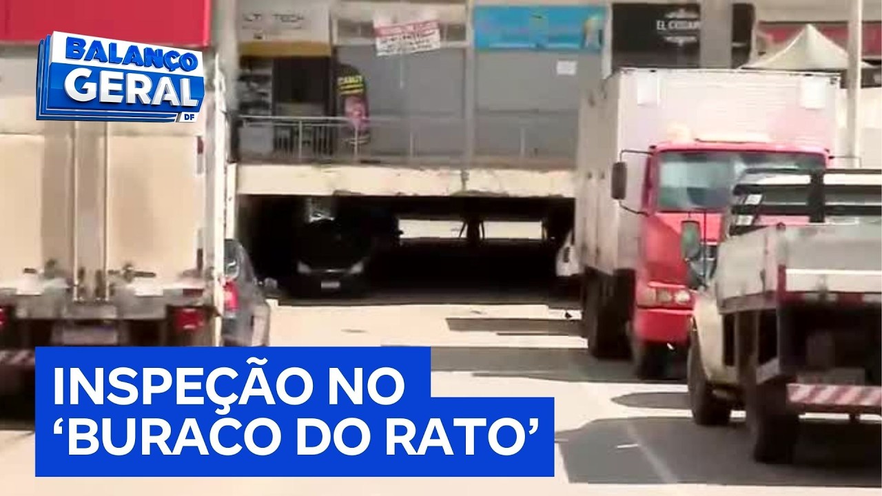 Vistoria avalia problemas de iluminação e segurança no Setor Comercial Sul | Balanço Geral DF