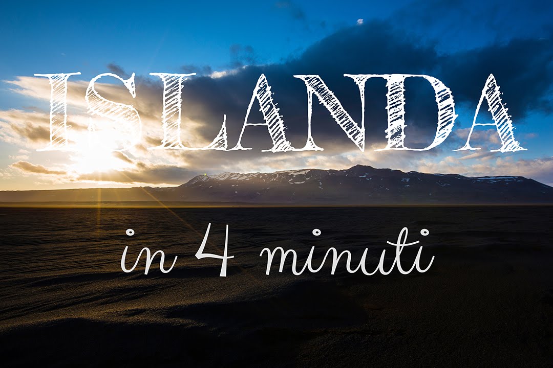 ISLANDA IN 4 MINUTI - Iceland road trip