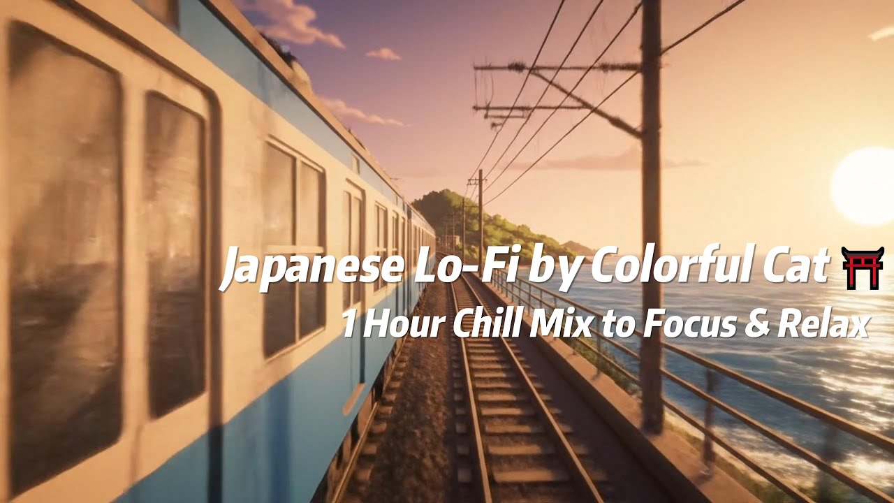 Japanese Lo Fi by Colorful Cat 1 Hour Chill Mix to