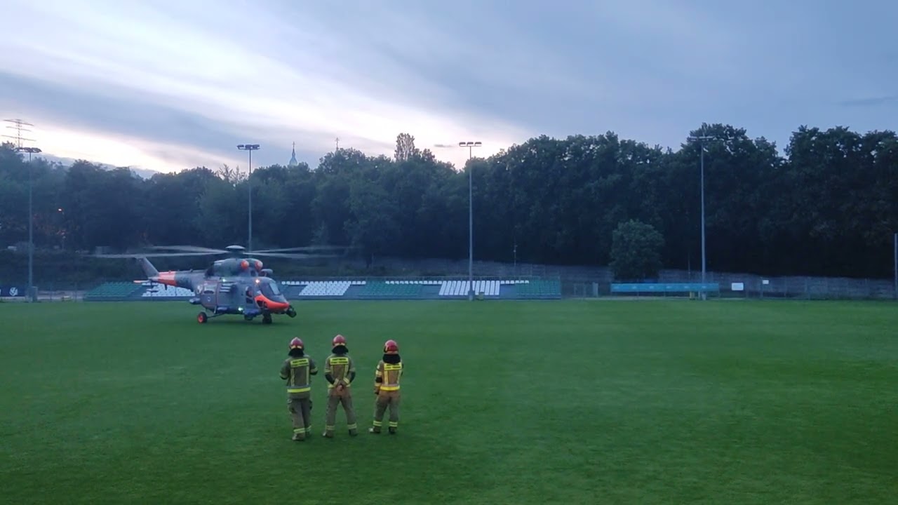 Start śmigłowca Marynarki Wojennej Anakonda W-3WARM
