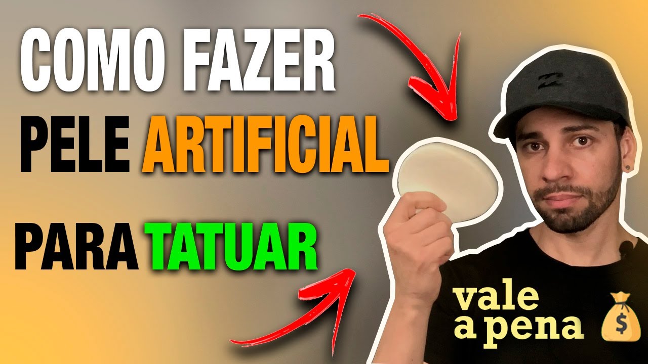 Como fazer pele artificial para tatuar - Traço , sombra e pintura