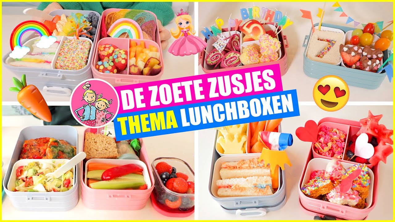 DE LEKKERSTE ZOETE ZUSJES LUNCHBOX IDEEËN voor KINDEREN! *Leuk en Makkelijk! ♥DeZoeteZusjes♥