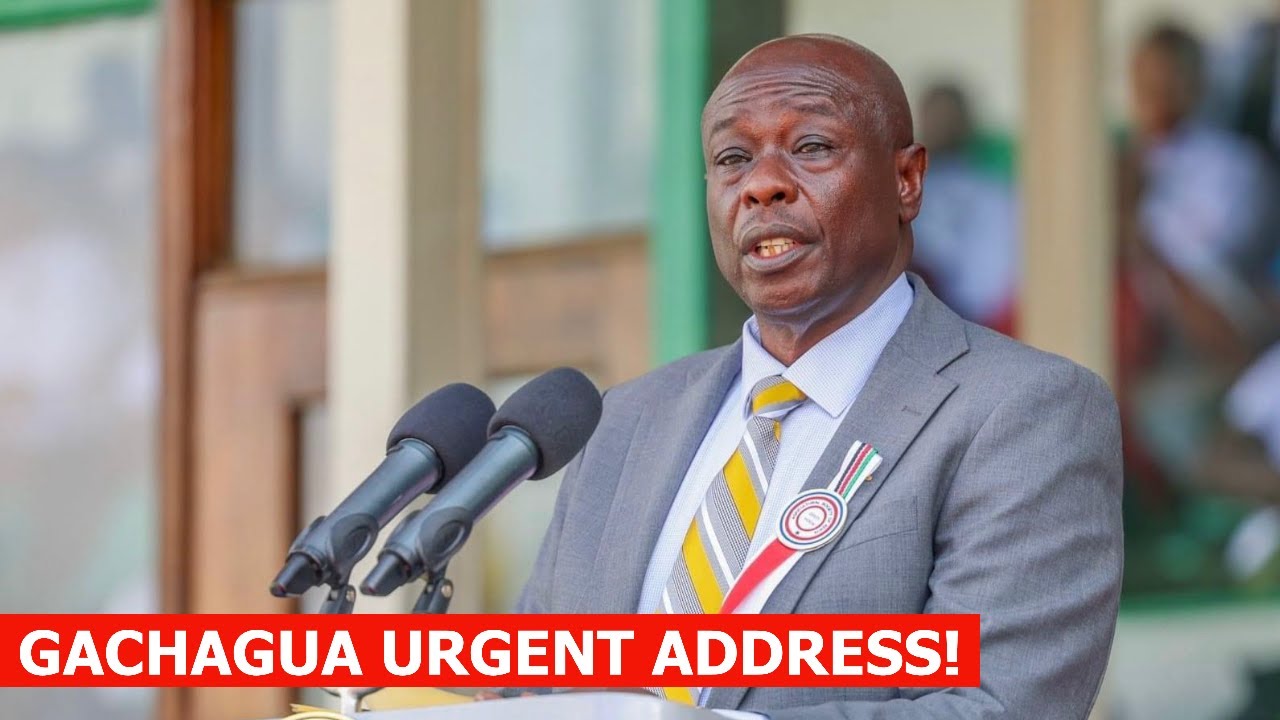 LIVE! GACHAGUA ADDRESSING THE NATION NOW, RELEASING BOMBSHELL AFTER RUTO INSULTED HIM!!