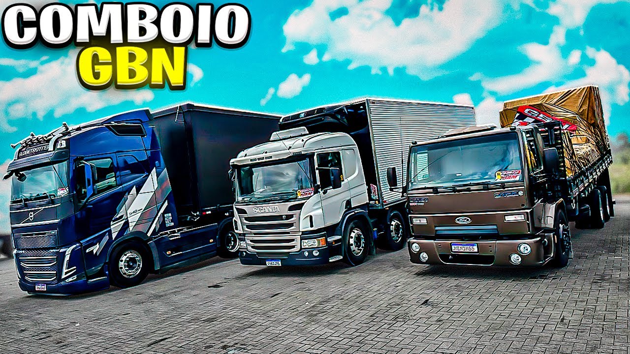 COMBOIO COM MEUS AMIGOS DO GBN NA 101 😍 SÓ CAMINHÃO TOP