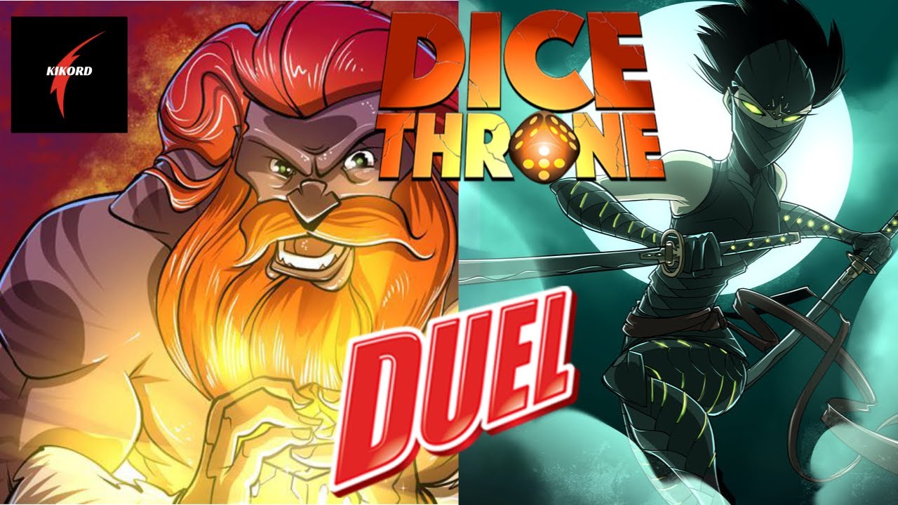 Dice Throne Duel saison 1 Barbare VS Ninja