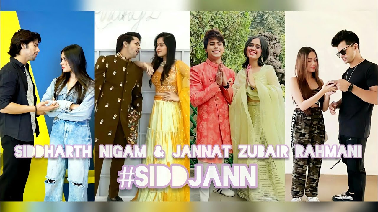 Siddharth Nigam and Jannat Zubair on Instagram Reels 😍💖 // *siddjann* sweet moment