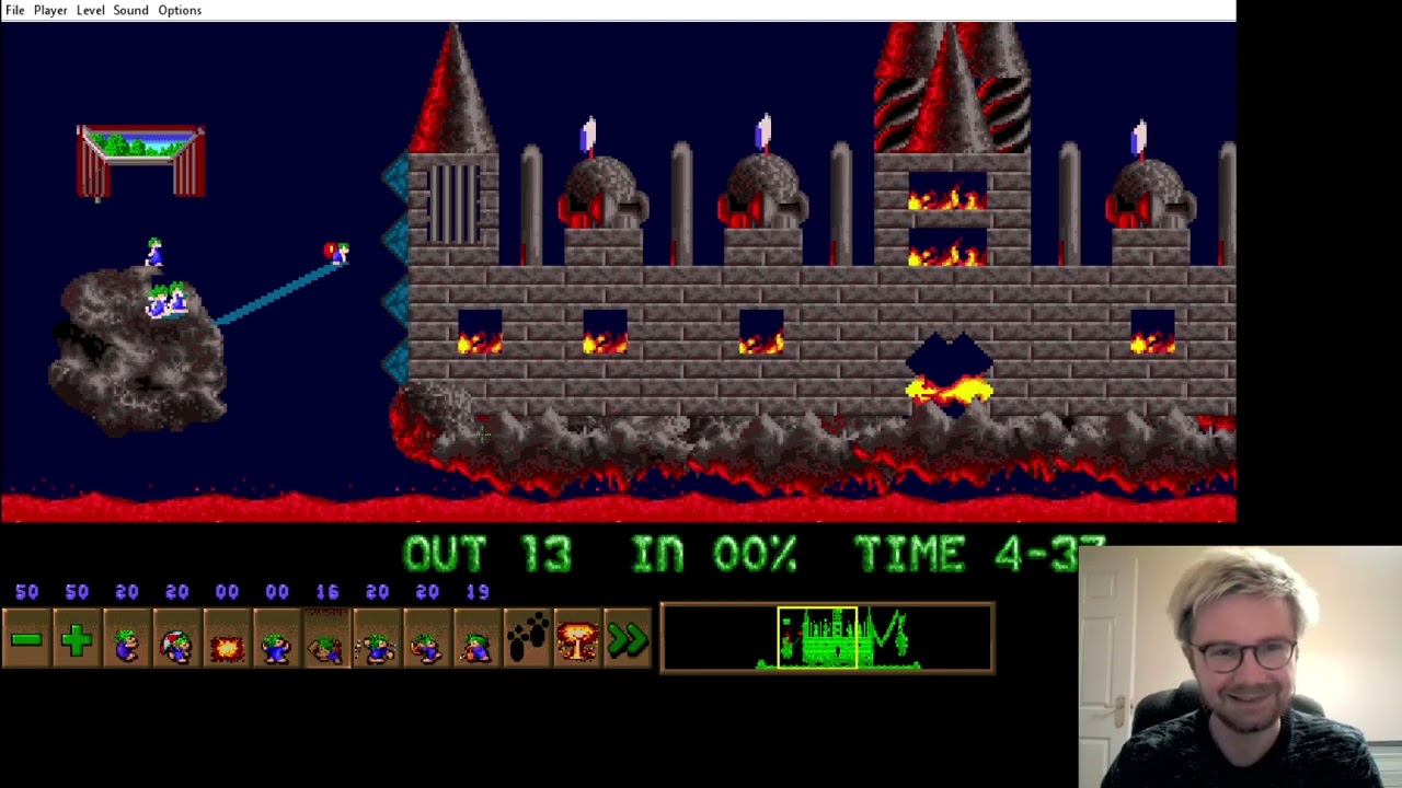 Oh no! It's Lemmings levels that 12-year old Toasty made