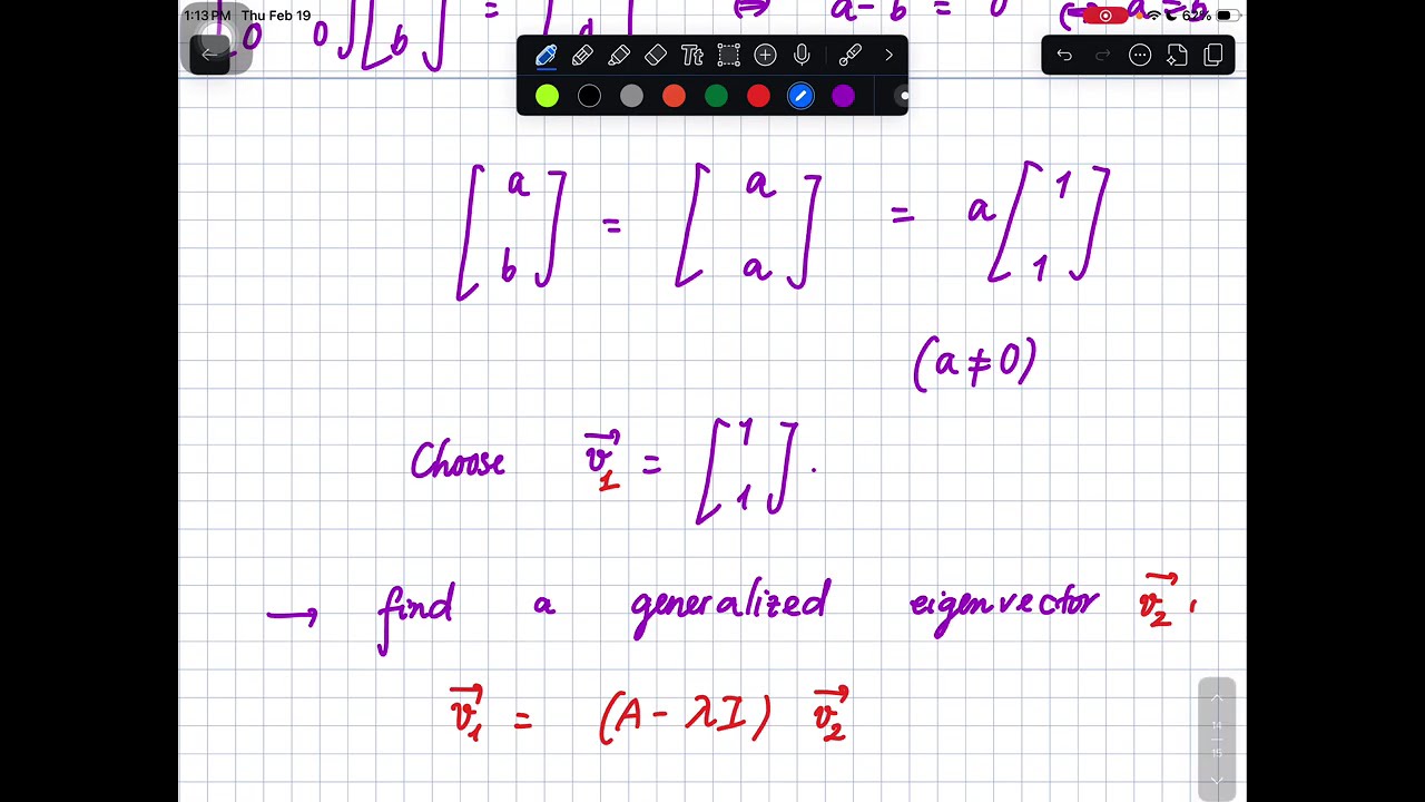 Consider the IVP x' = [[2, -1], [1, 0]] x and x(0) = [4, 2]. Find x(1).