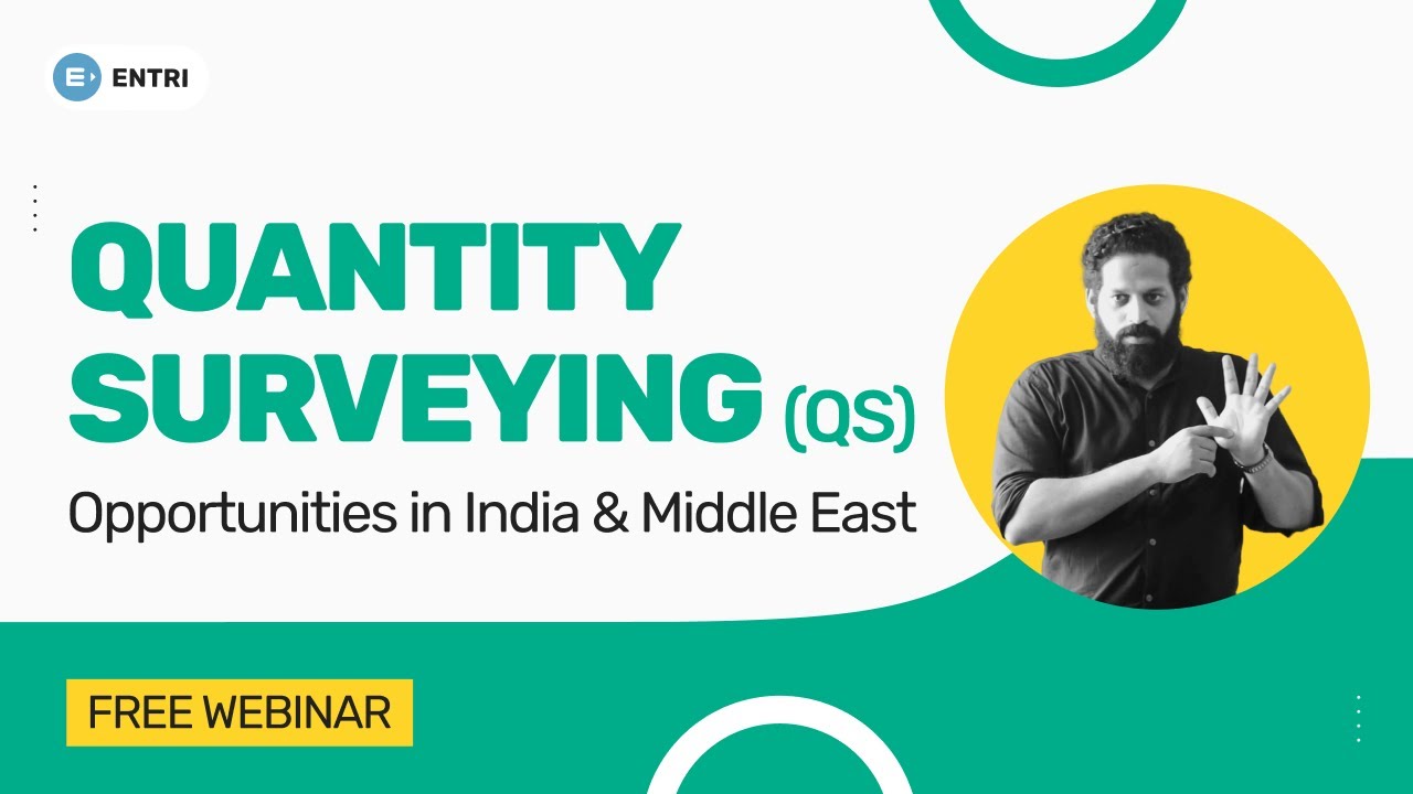 Quantity Surveying (QS) | Opportunities in India & Middle East | Civil Engineering Jobs