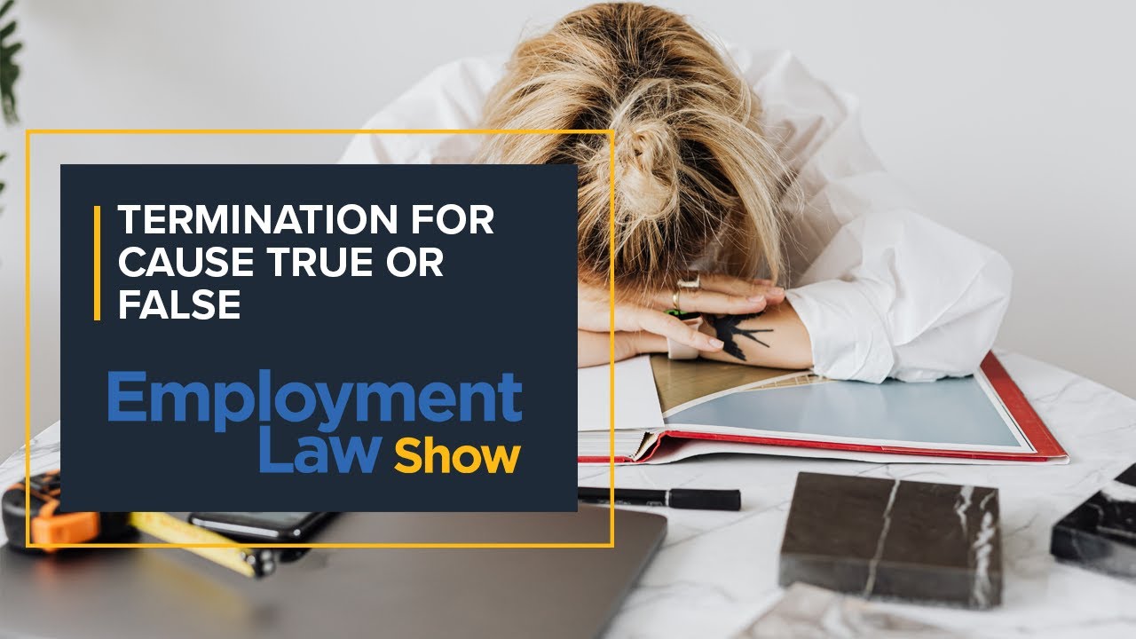 Termination for Cause True or False - Employment Law Show: S6 E23