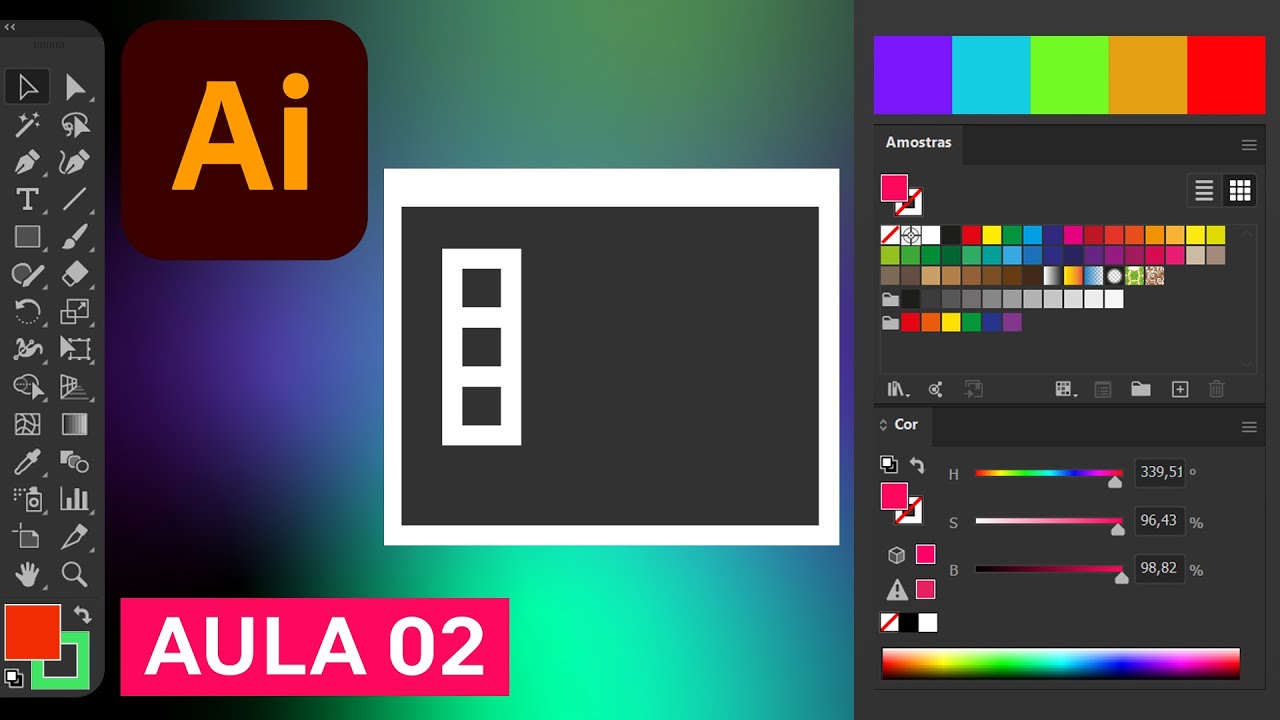 Interface e Área de Trabalho do Illustrator: Como Configurar