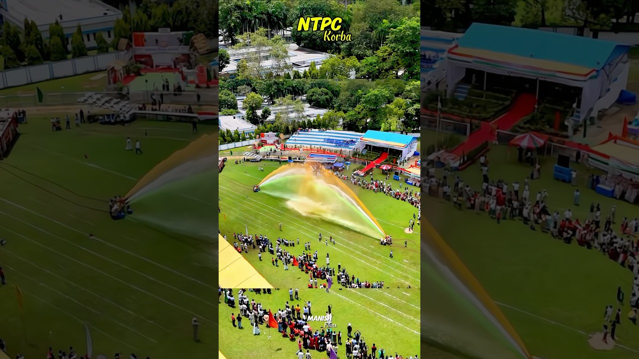 Independence Day NTPC Korba #manishfilms #travel #minivlog #korba #drone