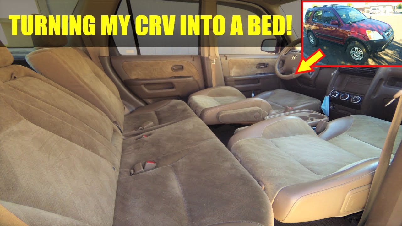 I TURNED MY 2ND GEN CRV INTO A BED! (lifted 2nd gen honda crv)