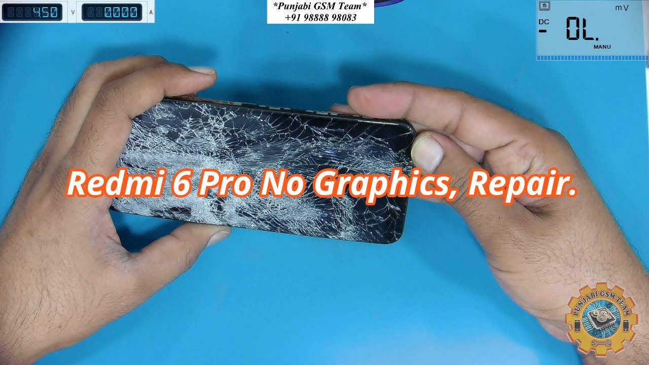 Redmi 6 Pro No Graphics, Repair.