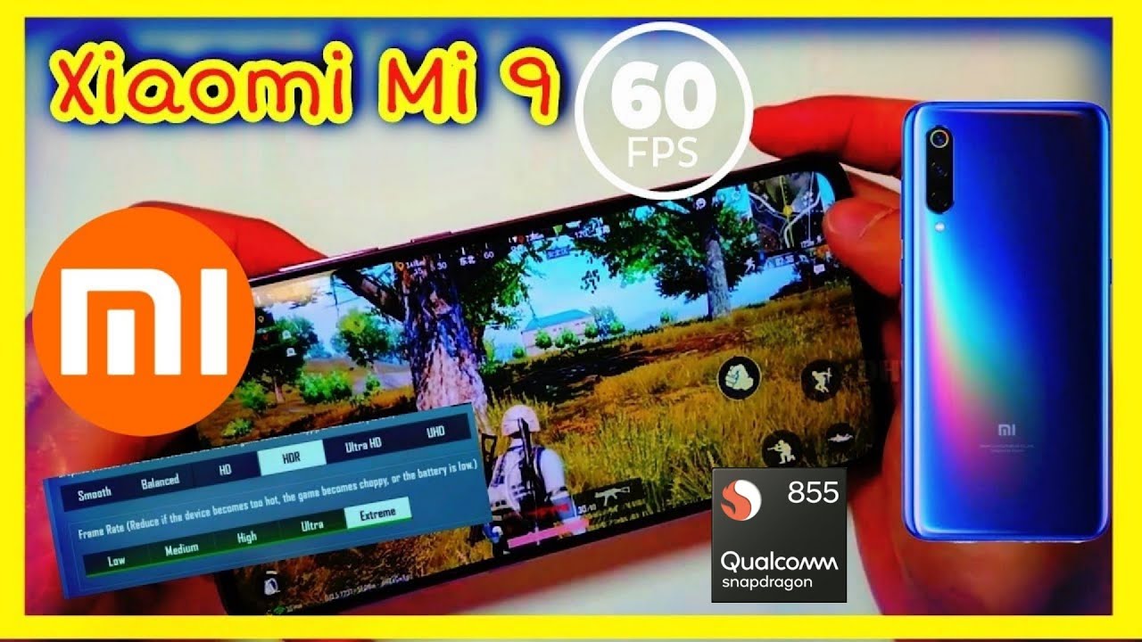 تجربة ببجي موبايل على شاومي MI 9 أرخص موبايل بمعالج سناب دراغون 855 😱 (2021)