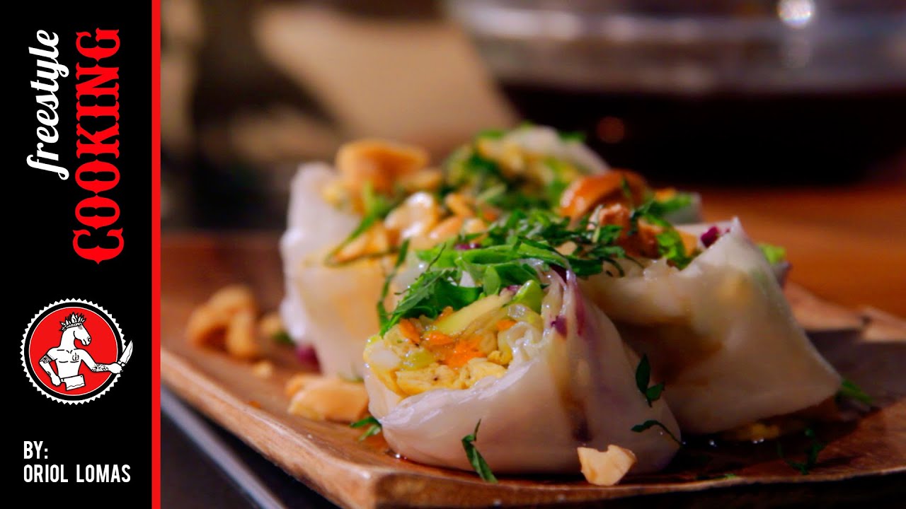 Veggie Fresh Rolls - Freestyle Cooking by Oriol Lomas