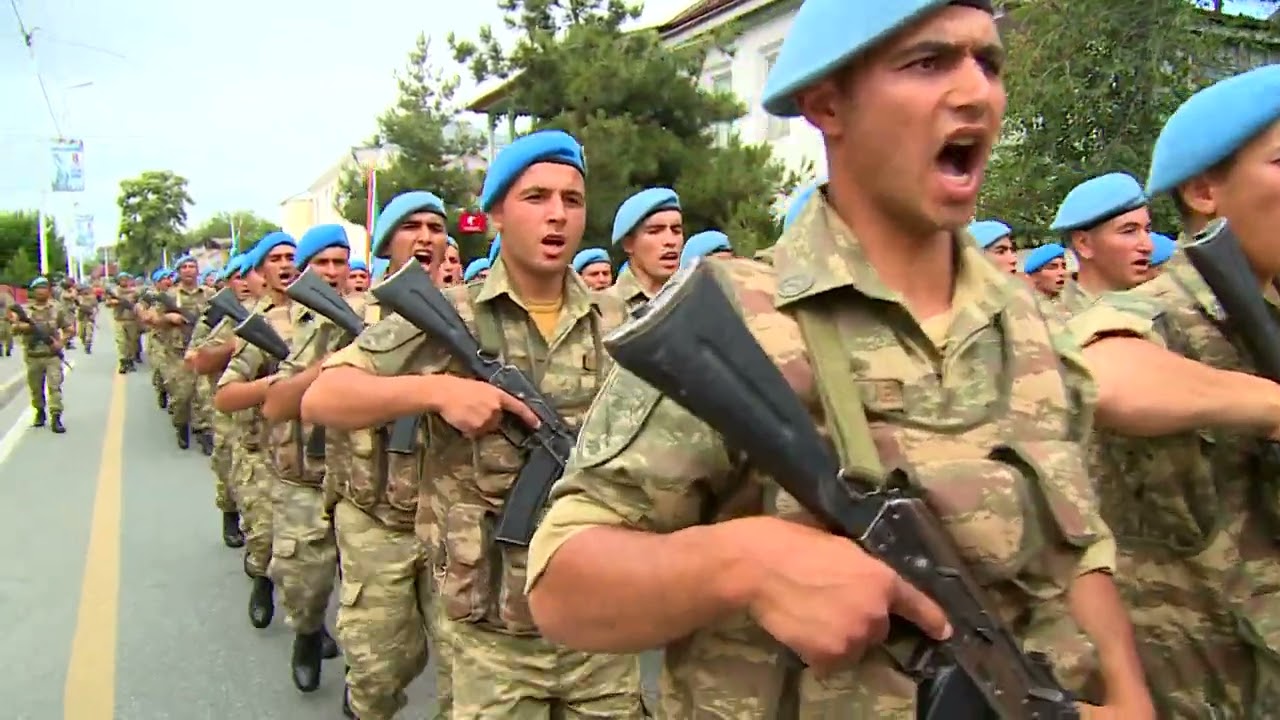 Qusarda KOMANDO birliklərinin hərbi yürüşü!