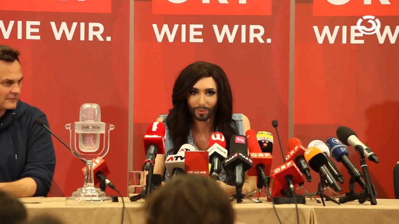 CONCHITA WURST - pressconference - May 11th 2014 - Flughafen Wien