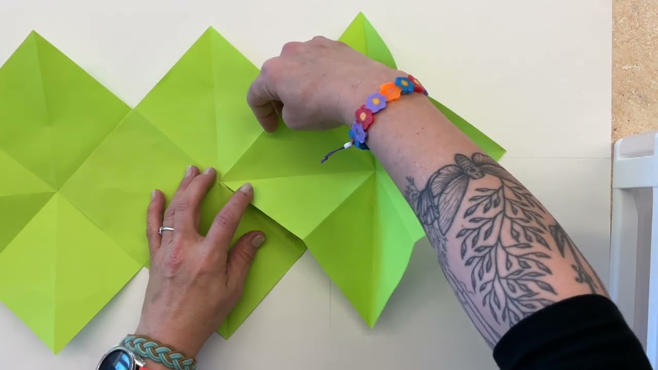 Explosion Book Folding Instructions
