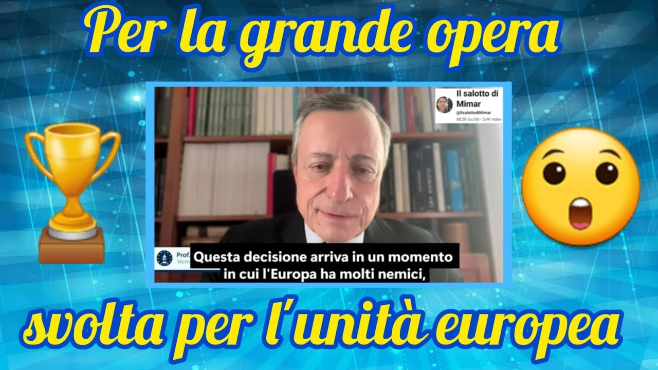 Mario Draghi riceve il premio Carlo Magno!