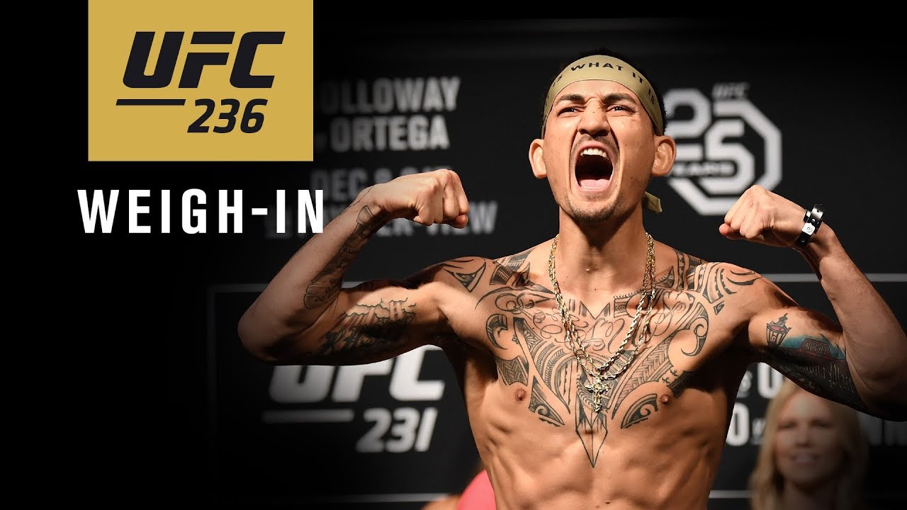 UFC 236: Взвешивание