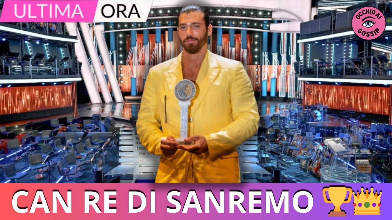 CAN YAMAN COLPO DI SCENA A SANREMO! 🐯 Ecco come conquista l'Ariston...