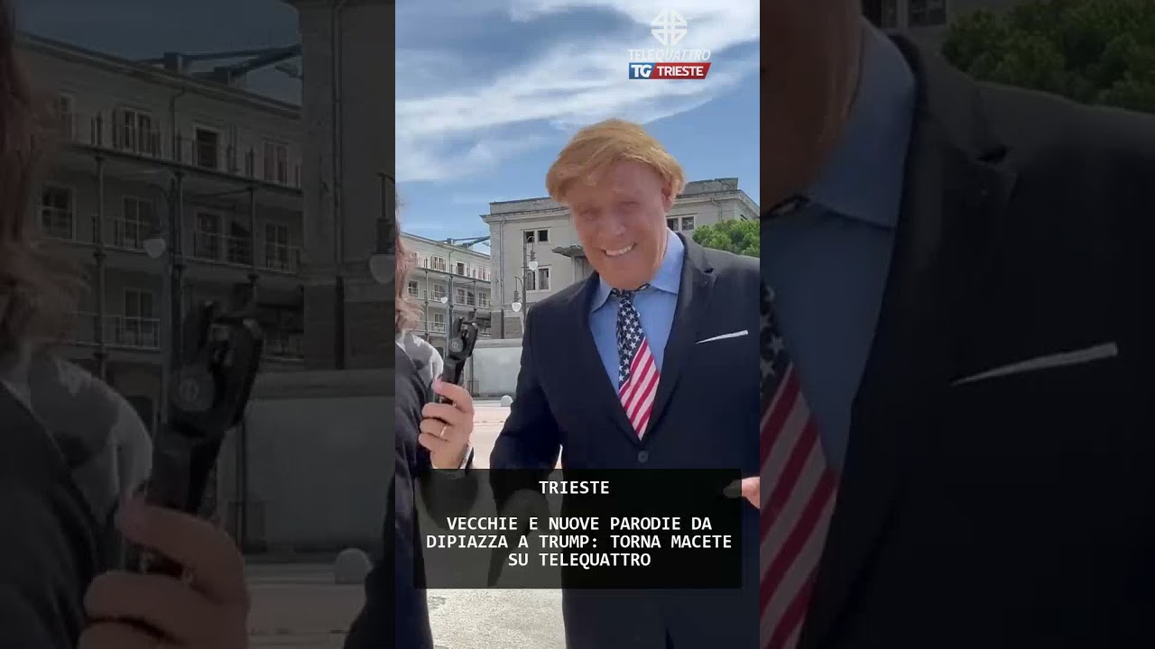 VECCHIE E NUOVE PARODIE DA DIPIAZZA A TRUMP: TORNA MACETE SU TELEQUATTRO | 13/09/2025