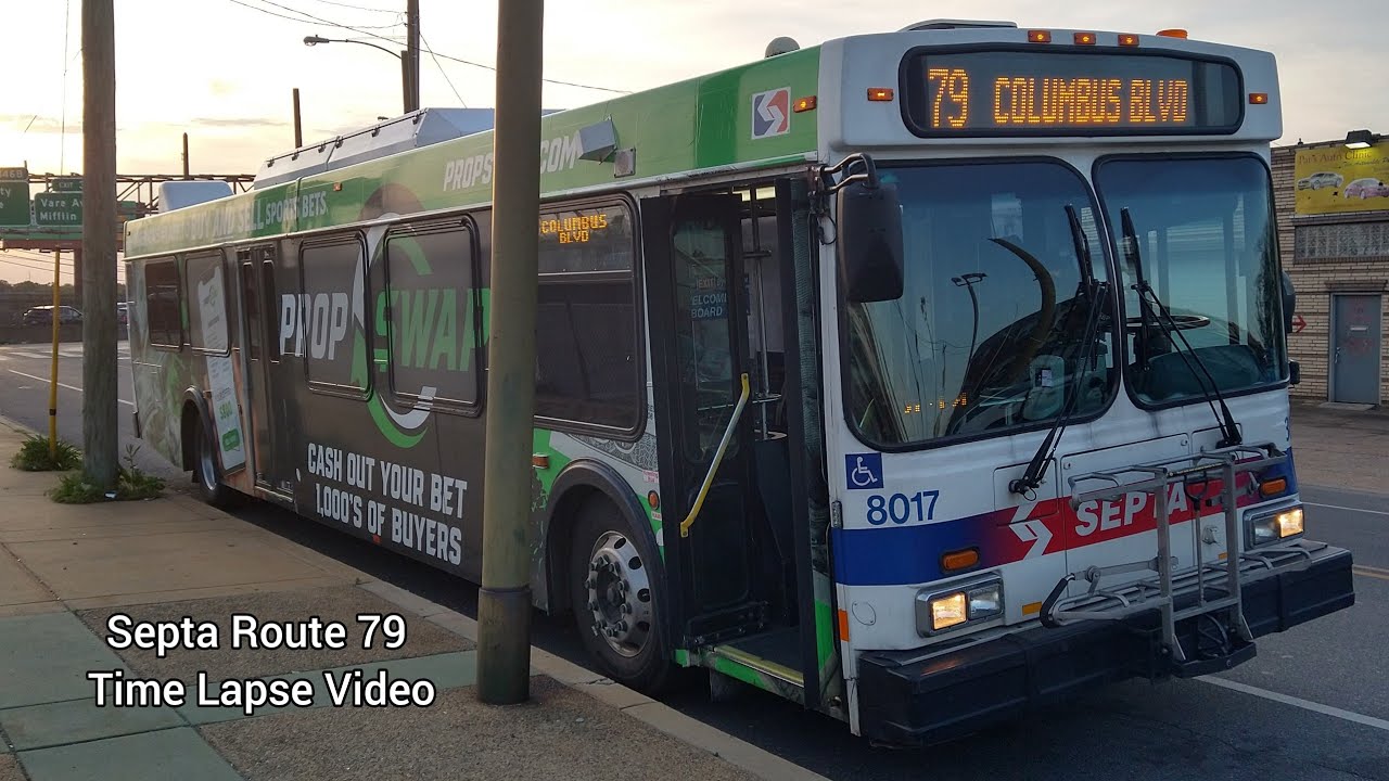 Septa Route 79 Time Lapse Video ( Full Ride )
