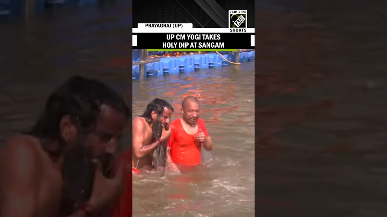 Maha Kumbh 2025: UP Chief Minister Yogi Adityanath takes holy dip in Triveni Sangam