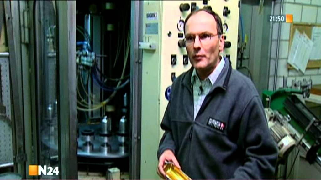 Herstellung von aluminium Trinkflaschen bei SIGG (Schweiz)