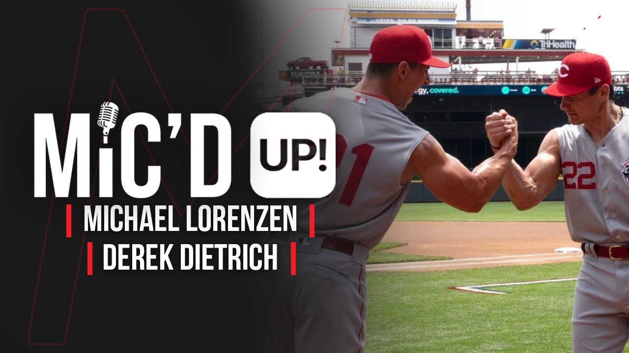Michael Lorenzen & Derek Dietrich get Mic'd Up for Batting Practice!