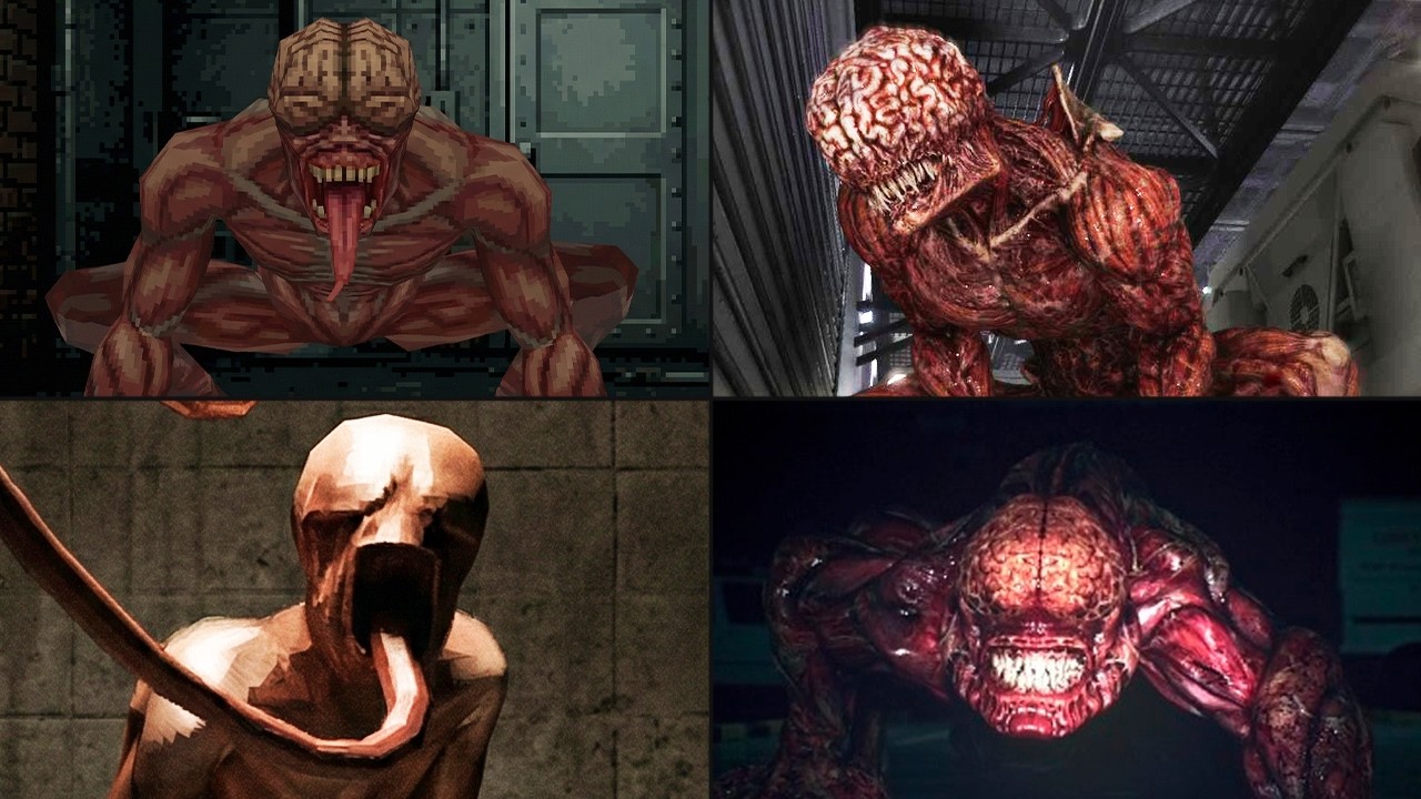 Evolution of LICKER from RESIDENT EVIL 1998-2026