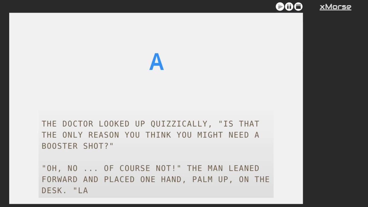 13 WPM Beyond Pandora in Morse Code (Robert J. Martin)