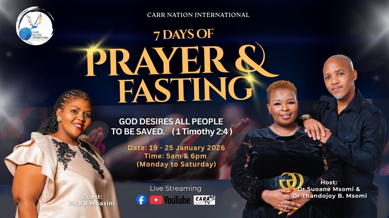 7 DAYS OF PRAYER & FASTING WITH PASTOR JABU MAGWAZA