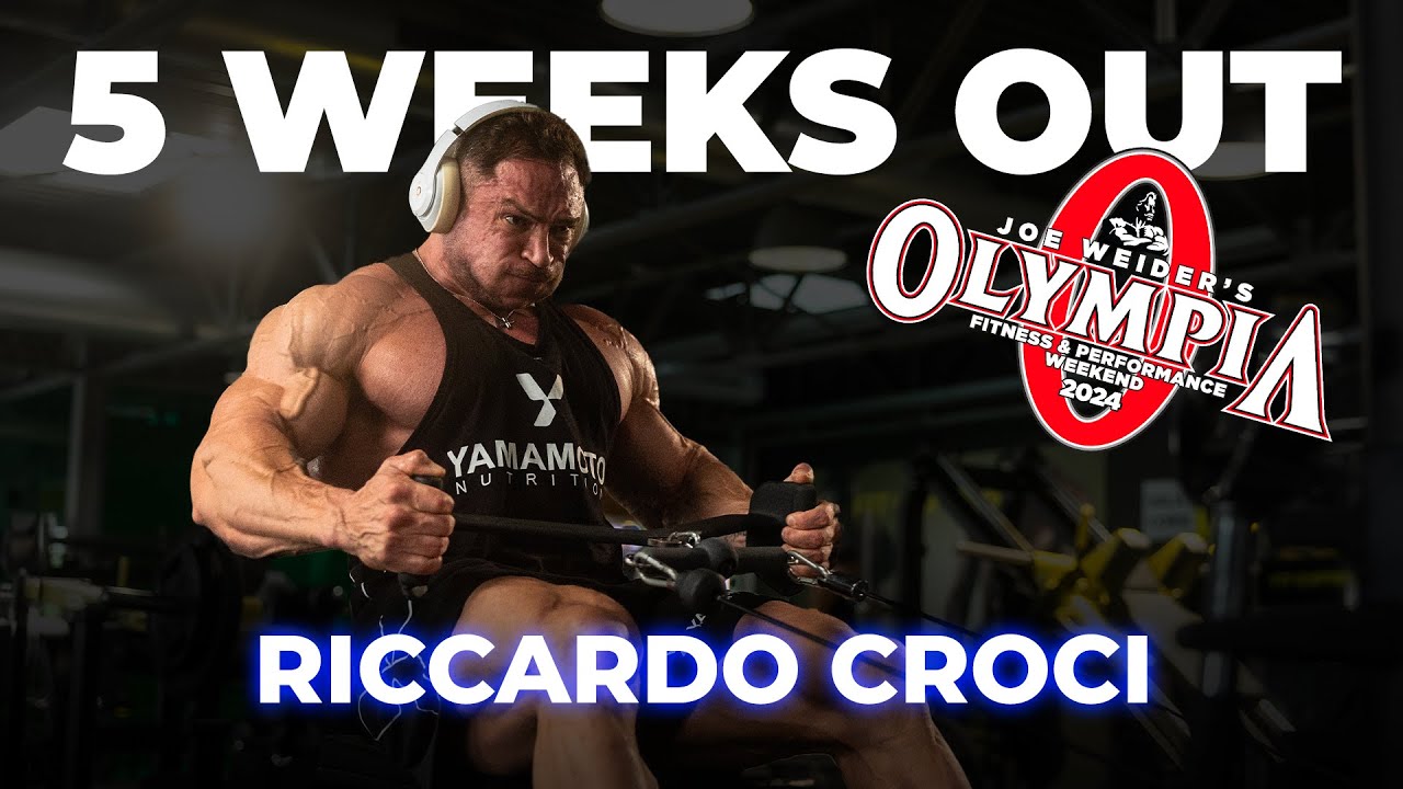 5 Weeks Out Mr. Olympia: Full Day of Eating con Riccardo Croci