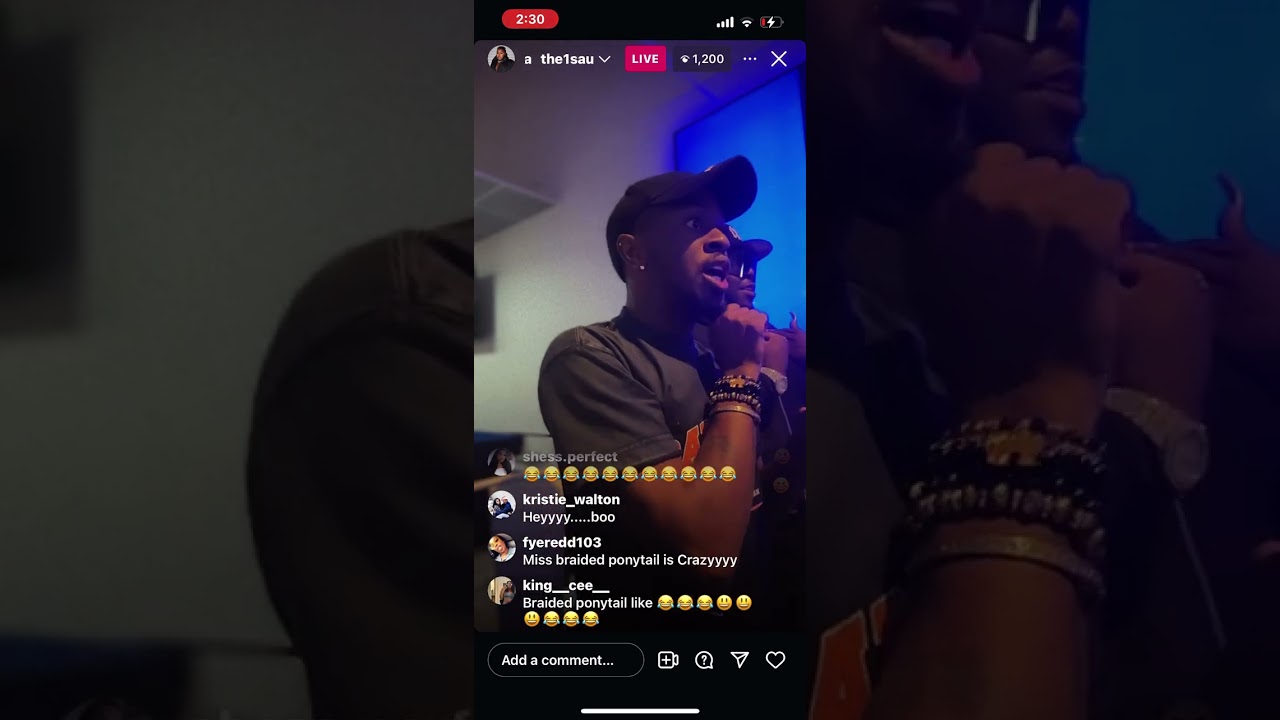 Saucy Santana and Mitch live at the hookah spot /club after hours 🤣🤣